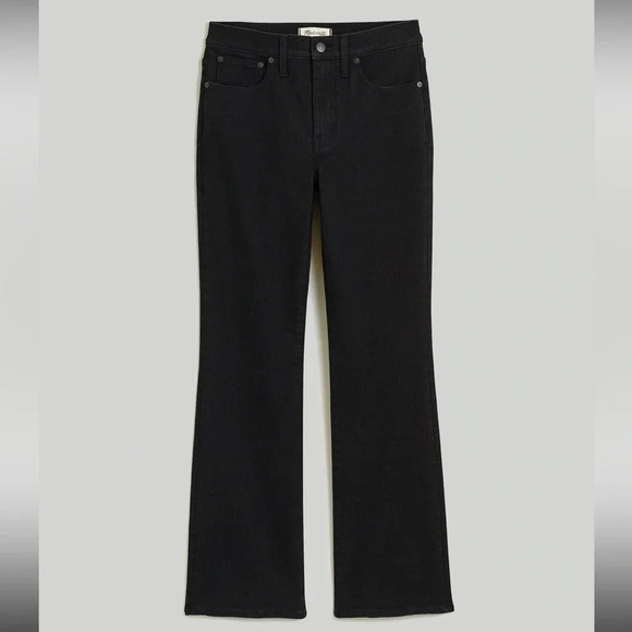 Madewell Kick Out Crop Jeans Black 26 Tall - Picture 5 of 11